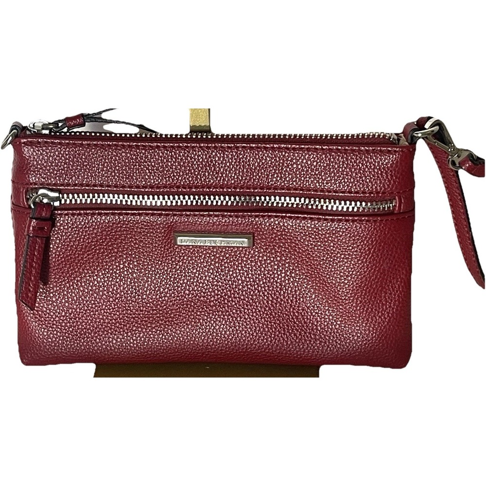 Dana Buchman Red‎ Convertible Wristlet Handbag Short Handle Purse